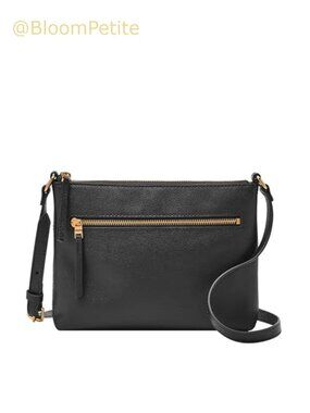 Genuine Leather Small Flap Crossbody Bag Adjustable Strap